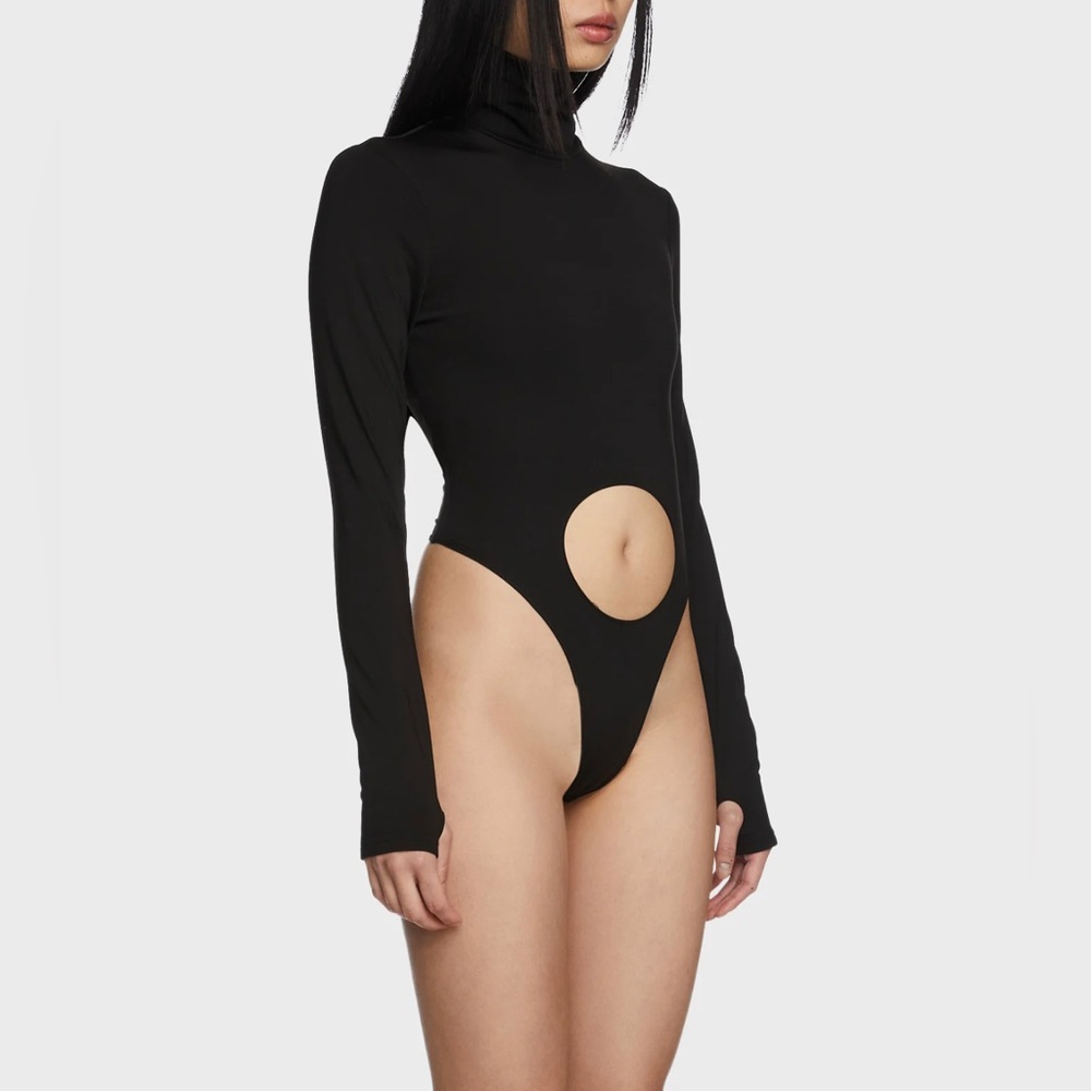 NWT/NIB Dolls Kill `The Keipt’ Sidra Cut Out Bodysuit - Size M